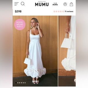NWT Show Me Your MuMu bridal event dress